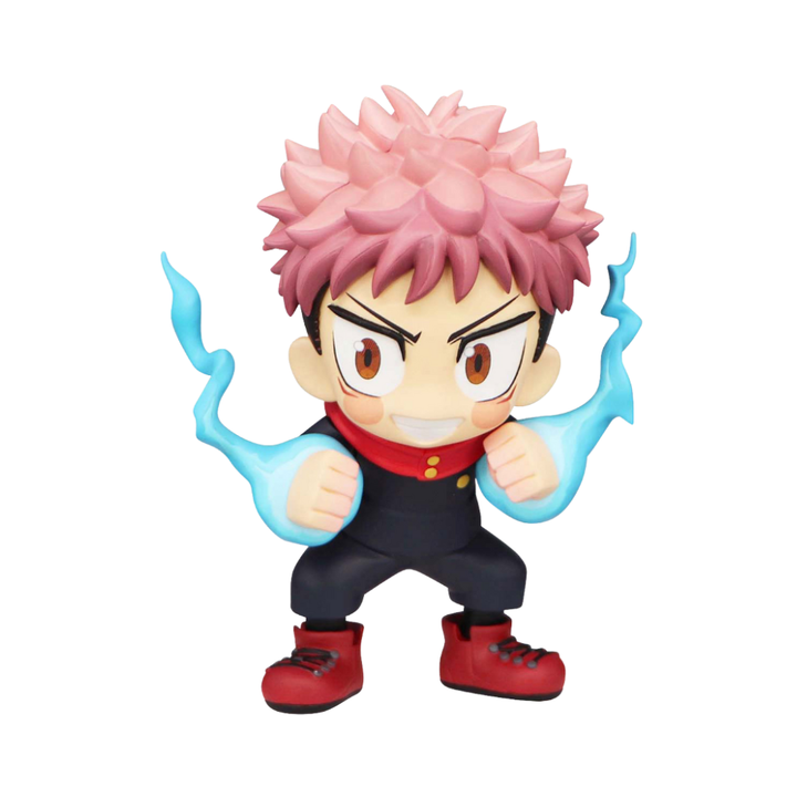 Jujutsu Kaisen – Yuji Itadori TOONIZE (Normal Color Ver.) Figure by FuRyu | Stylized Anime Collectible Statue