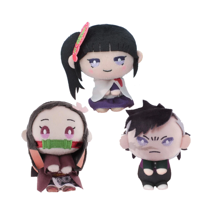 Demon Slayer: Kimetsu no Yaiba – 3.5" Mascot Plush Vol. 2 by SEGA (1 Random) | Mini Chibi Collectible Anime Plush