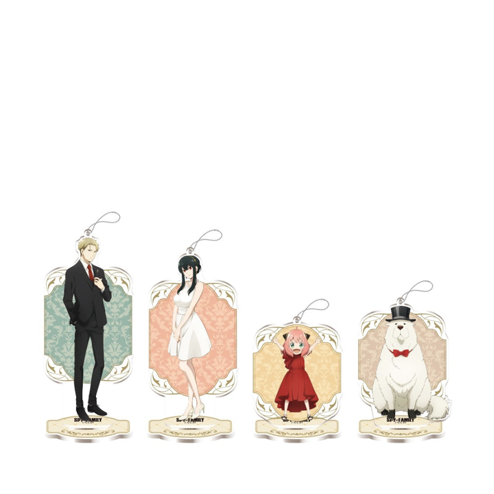 Spy X Family Mp Big Clear Keychain With Stand by Sega (1 Random) - Novelty figuresforless figuresforless