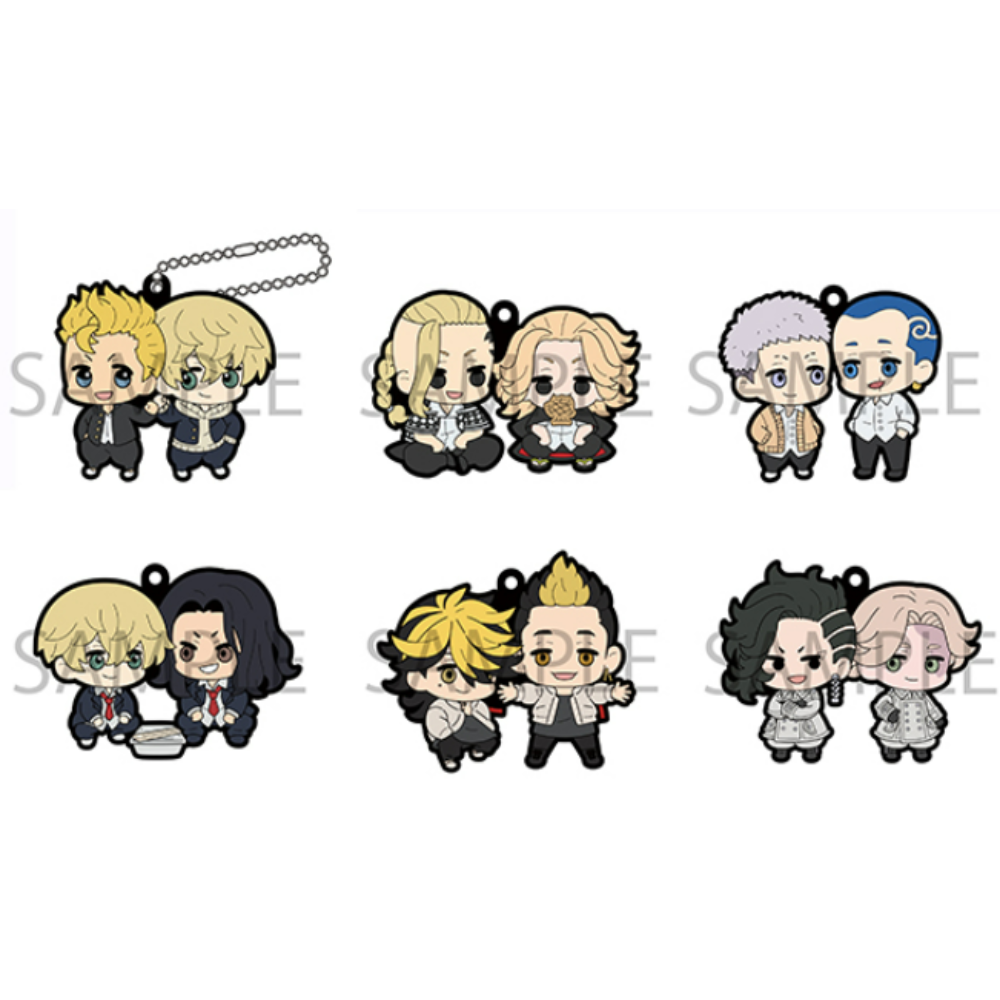 Tokyo Revengers Rubber Mascot Buddycolle Mini Collectible Figures by Megahouse - Novelty figuresforless figuresforless