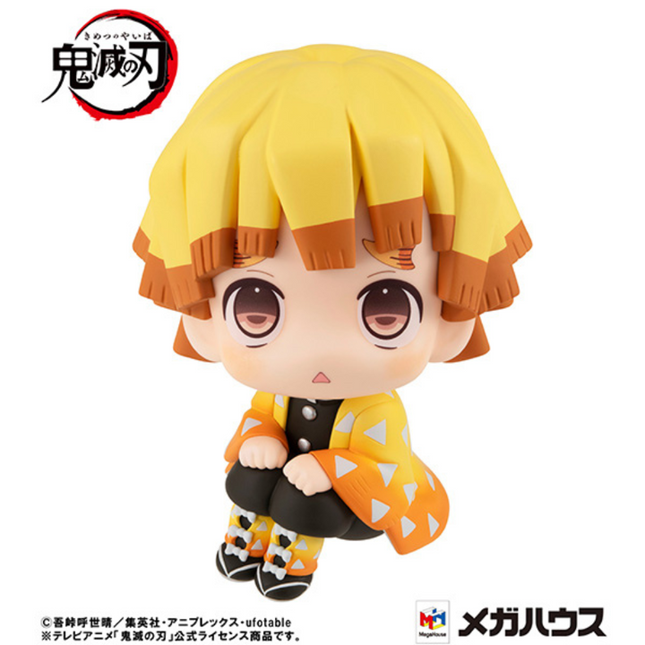 Demon Slayer : Kimetsu No Yaiba Zenitsu Agatsuma Look Up Action Figure by Megahouse - Figures figuresforless figuresforless