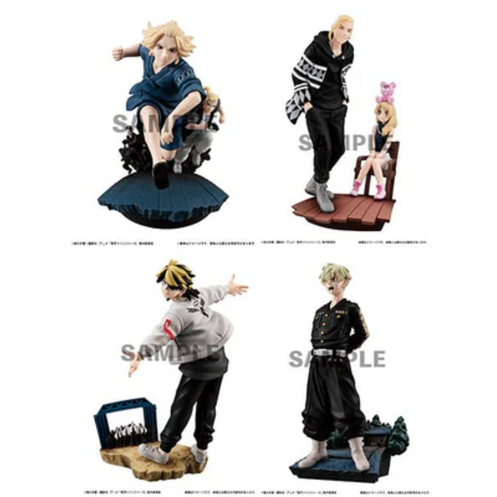 Tokyo Revengers Toman Heroic Scenes Vol.2 Petitrama Series Mini Collectible Figures - Figures figuresforless figuresforless