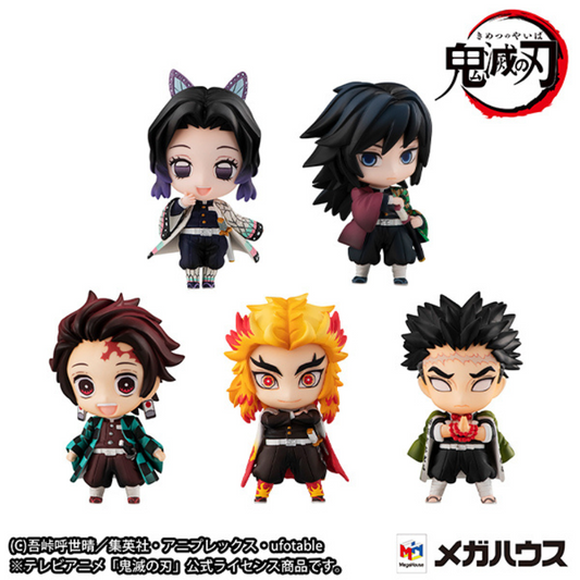 Demon Slayer Kimetsu no Yaiba Tanjiro & Hashira Mascot Set by Megahouse