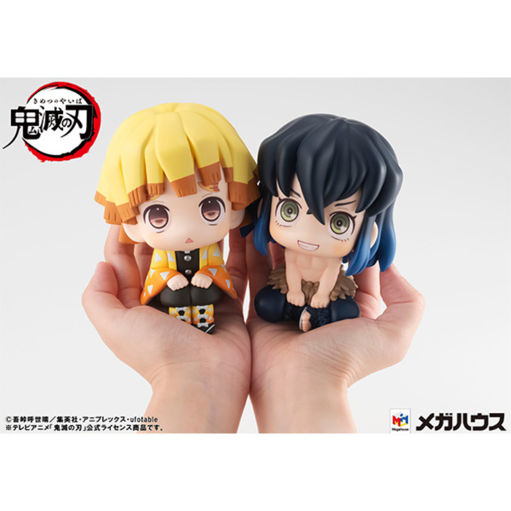 Demon Slayer : Kimetsu No Yaiba Zenitsu Agatsuma Look Up Action Figure by Megahouse - Figures figuresforless figuresforless
