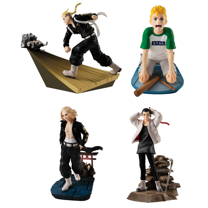 Tokyo Revengers Petitrama Series Toman Heroic Scenes - Figures figuresforless figuresforless