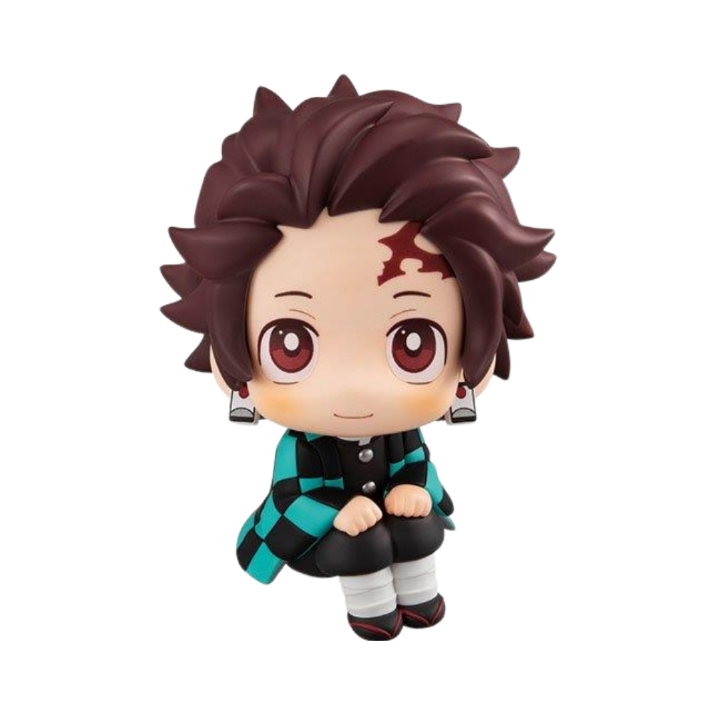 Demon Slayer: Kimetsu no Yaiba – Kamado Tanjiro Lookup Figure by MegaHouse | Cute Seated Anime Collectible Statue