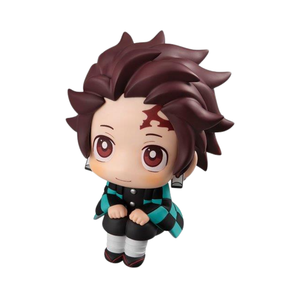 Demon Slayer: Kimetsu no Yaiba – Kamado Tanjiro Lookup Figure by MegaHouse | Cute Seated Anime Collectible Statue