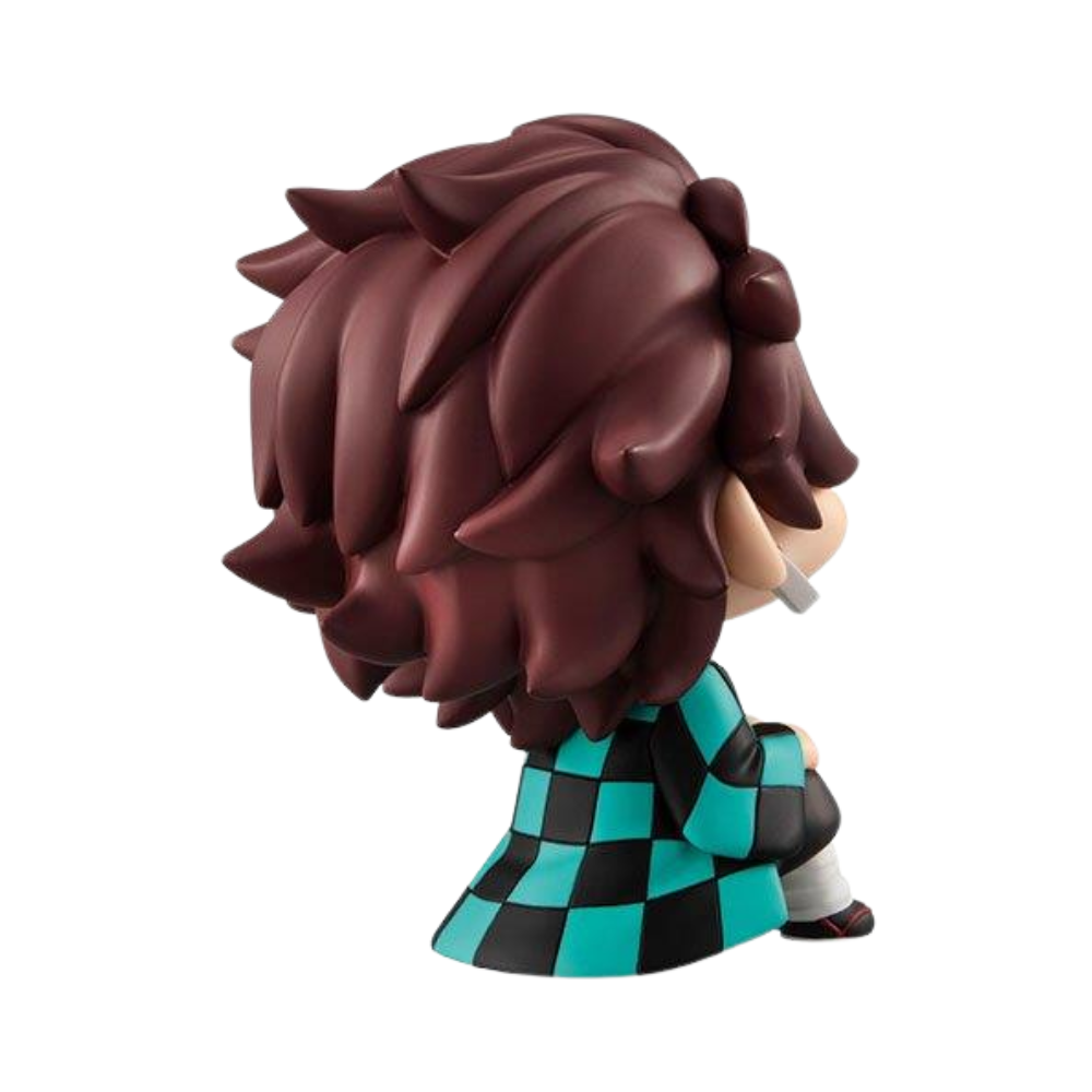 Demon Slayer: Kimetsu no Yaiba – Kamado Tanjiro Lookup Figure by MegaHouse | Cute Seated Anime Collectible Statue