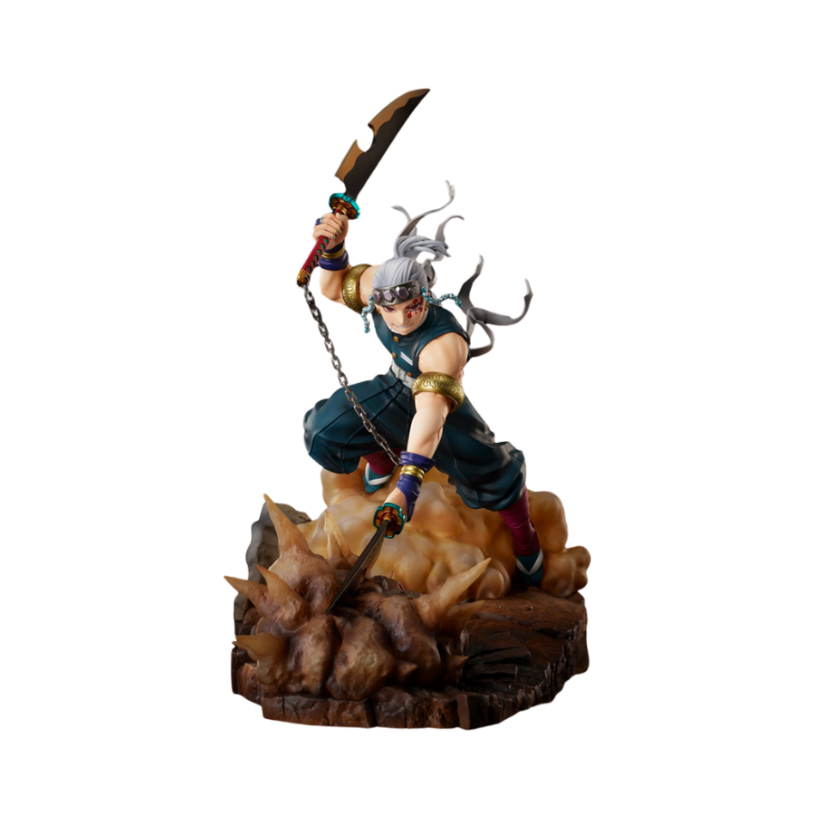 Demon Slayer: Kimetsu no Yaiba – Tengen Uzui 1/8 Scale Figure by Aniplex | Premium Sound Hashira Collectible Statue
