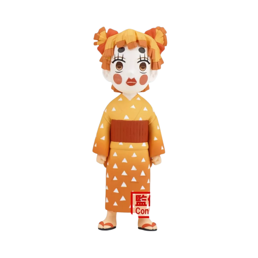 Demon Slayer: Kimetsu no Yaiba – Zenitsu Agatsuma World Collectable Figure by Banpresto (1 Random) | Mini Chibi Anime Statue