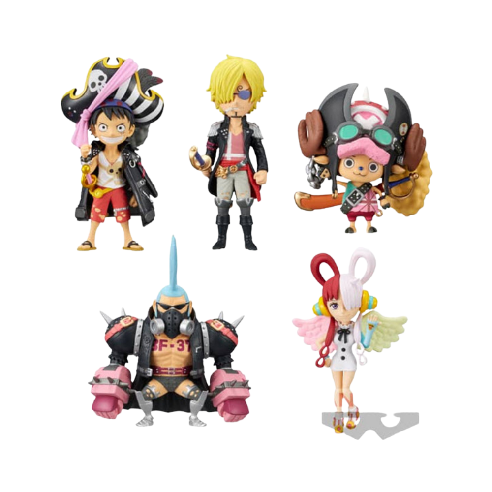 One Piece Film Red – World Collectable Figure Vol.1 (WCF) by Banpresto | Mini Anime Figure (1 Random)