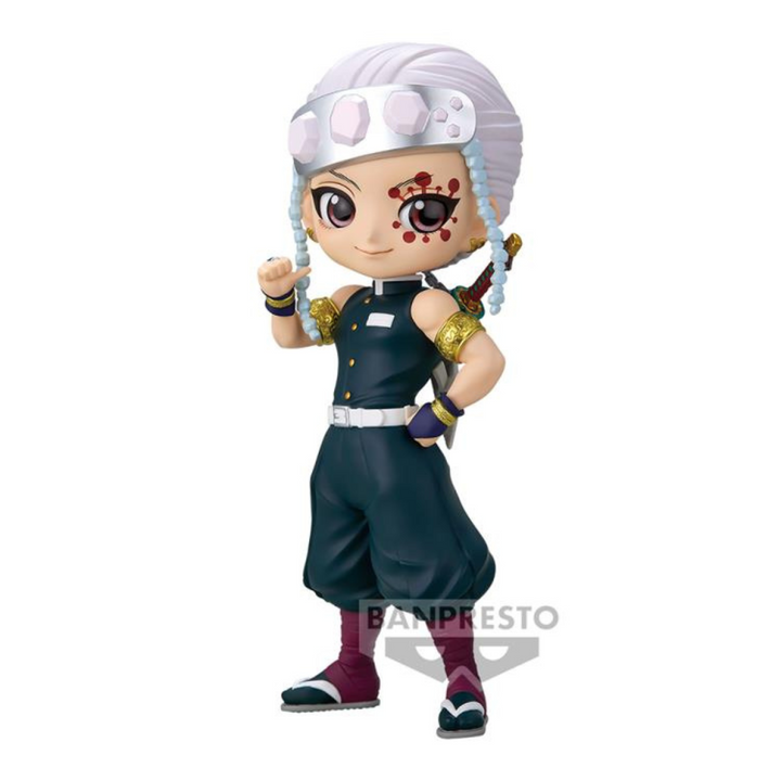 Demon Slayer Kimetsu No Yaiba Tengen Uzui Ver.A Q Posket by Banpresto - Figures figuresforless figuresforless