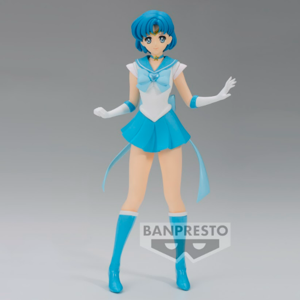 Pretty Guardian Sailor Moon Eternal The Movie Super Sailor Mercury Ver.B Glitter & Glamours Figure by Banpresto - Figures figuresforless figuresforless