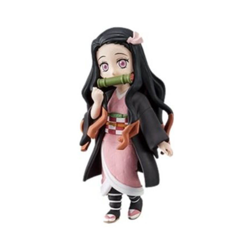 Demon Slayer: Kimetsu no Yaiba – Nezuko Kamado Collection World Collectable Figure by Banpresto (1 Random) | Mini Chibi Anime Statue