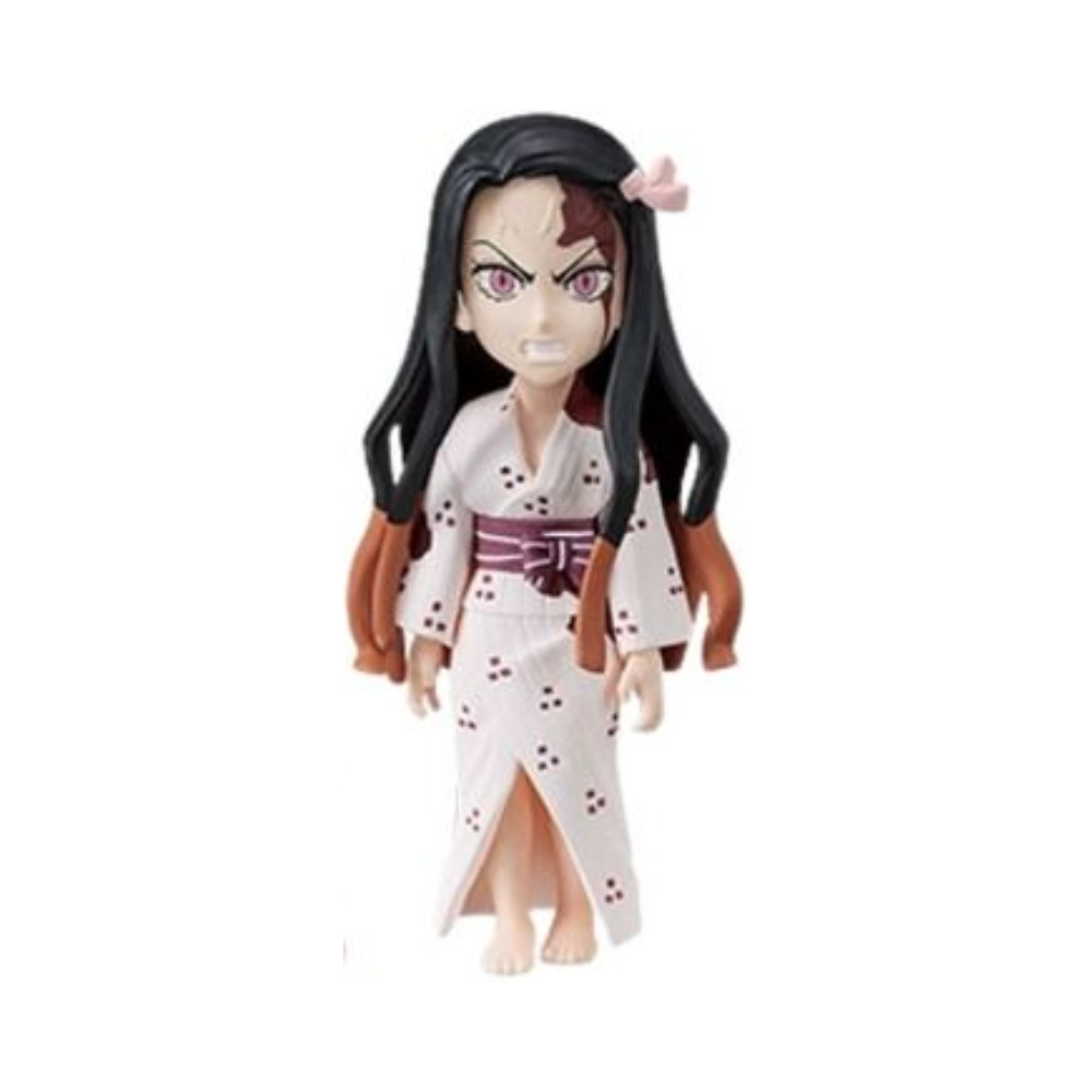 Demon Slayer: Kimetsu no Yaiba – Nezuko Kamado Collection World Collectable Figure by Banpresto (1 Random) | Mini Chibi Anime Statue