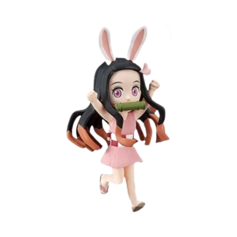 Demon Slayer: Kimetsu no Yaiba – Nezuko Kamado Collection World Collectable Figure by Banpresto (1 Random) | Mini Chibi Anime Statue