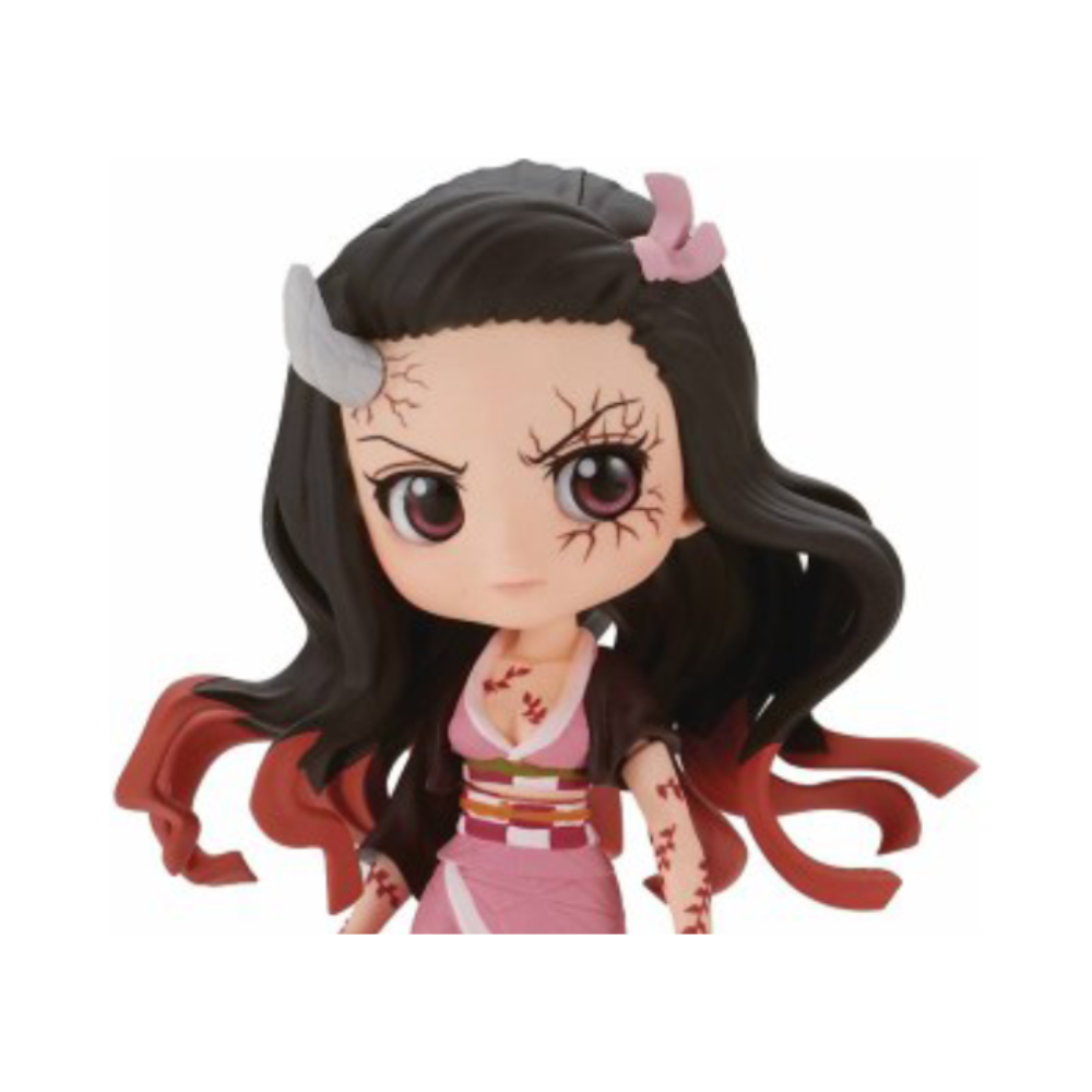Demon Slayer: Kimetsu no Yaiba – Nezuko Kamado Q Posket Petit Vol. 7 Figure by Banpresto | Mini Chibi-Style Collectible Statue