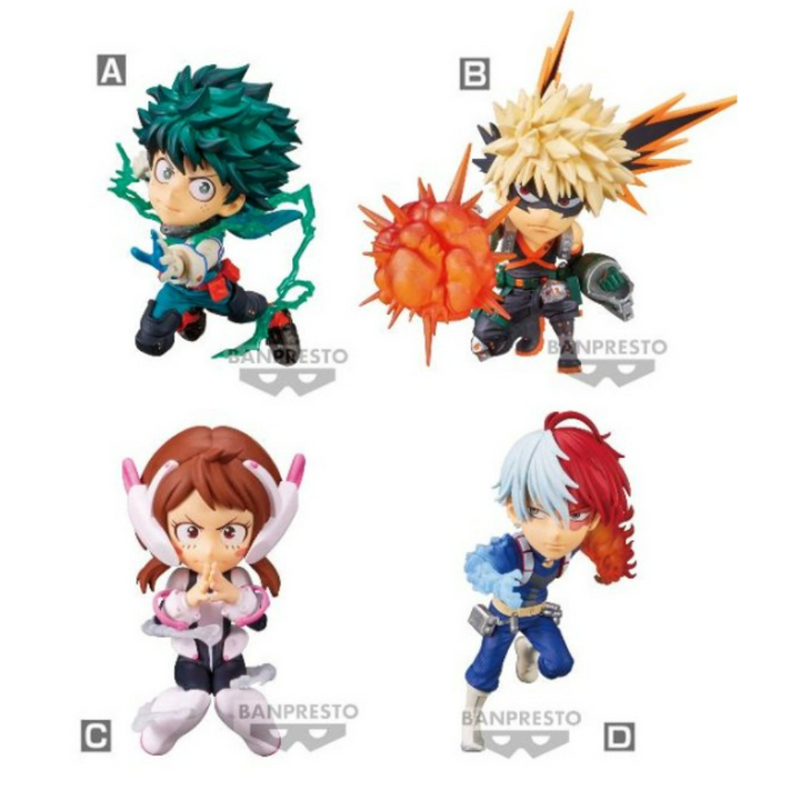 My Hero Academia World Collectable Figure (1 Random) by Banpresto - Figures figuresforless figuresforless