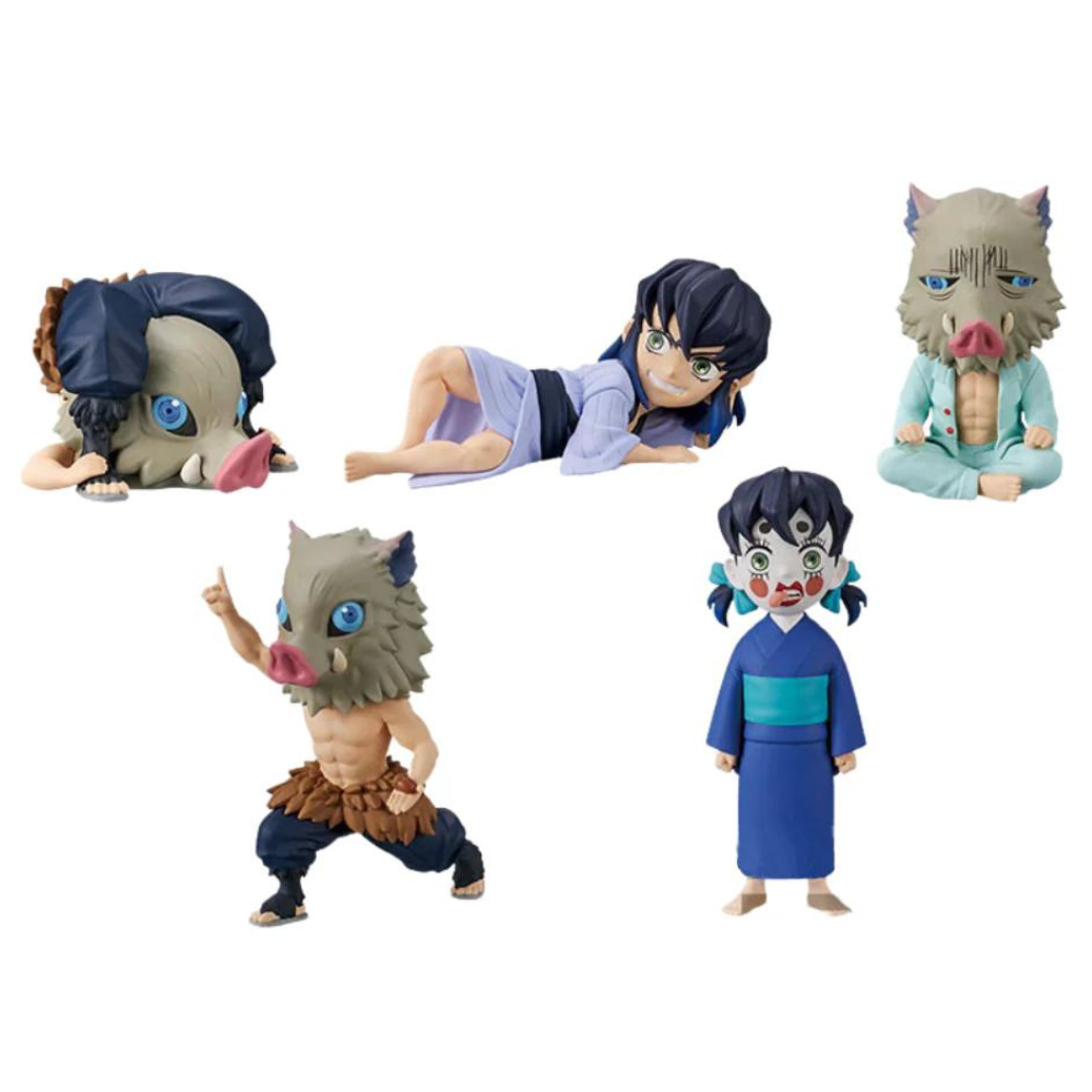 Demon Slayer Kimetsu No Yaiba World Collectable Figure Inosuke Hashibira Collection by Banpresto (1 Random) - Figures figuresforless figuresforless