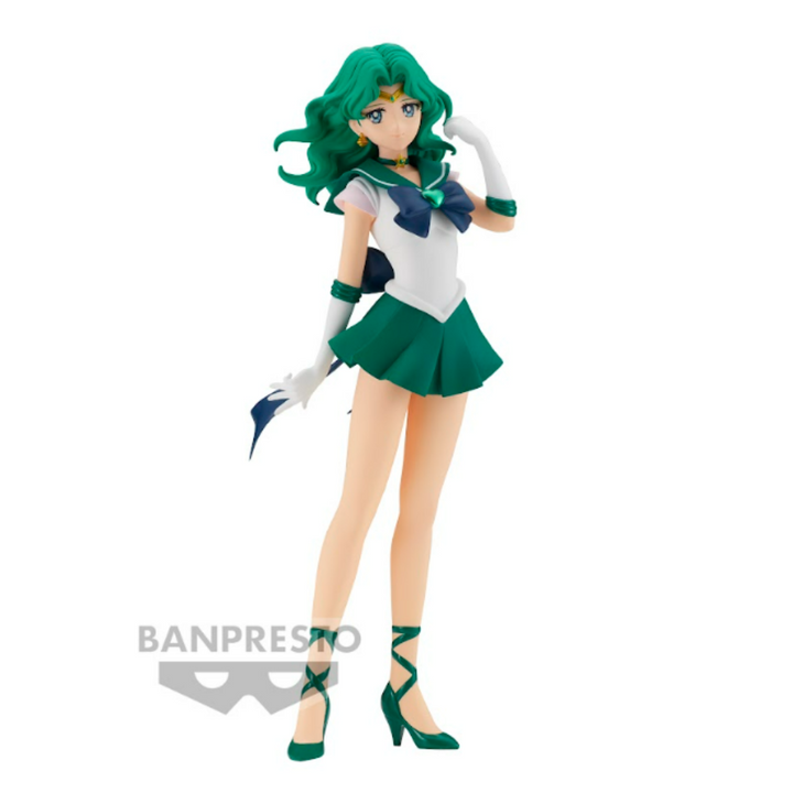 Pretty Guardian Sailor Moon Eternal the Movie - SUPER SAILOR NEPTUNE GLITTER&GLAMOURS Figure By Banpresto - Figures figuresforless figuresforless