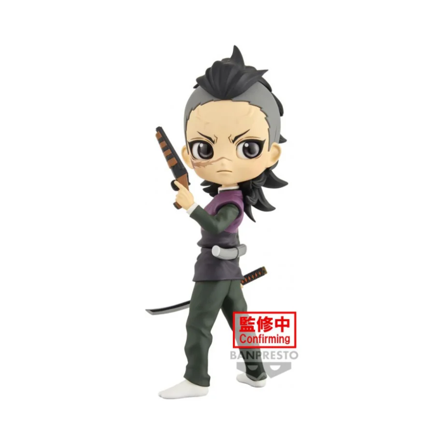 Demon Slayer: Kimetsu no Yaiba – Genya Shinazugawa Q Posket Figure by Banpresto | Chibi-Style Collectible Statue