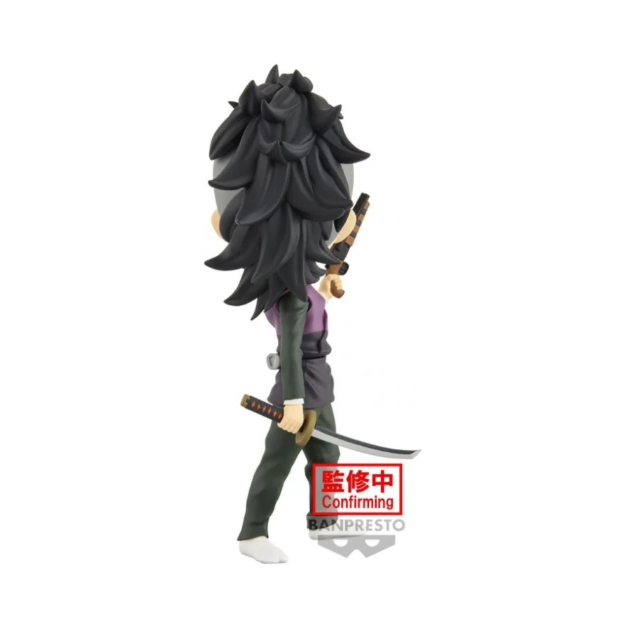 Demon Slayer: Kimetsu no Yaiba – Genya Shinazugawa Q Posket Figure by Banpresto | Chibi-Style Collectible Statue