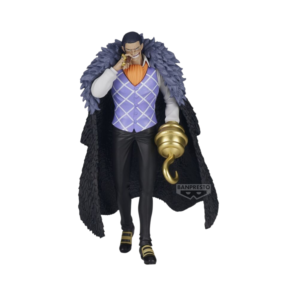 One Piece – Crocodile THE SHUKKO Figure by Banpresto | Desert King Anime Collectible Statue