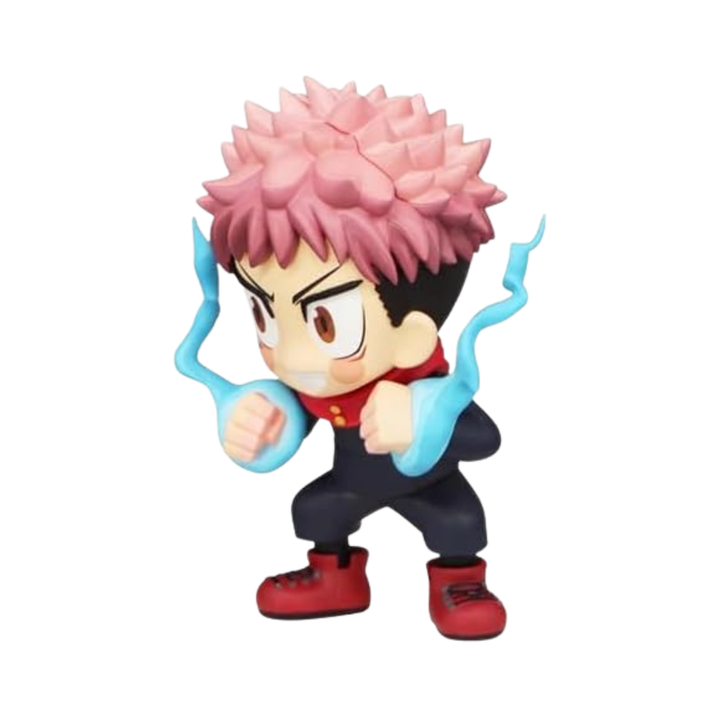 Jujutsu Kaisen – Yuji Itadori TOONIZE (Normal Color Ver.) Figure by FuRyu | Stylized Anime Collectible Statue