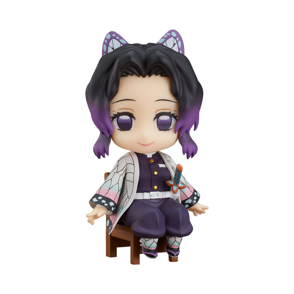 Demon Slayer: Kimetsu no Yaiba – Shinobu Kocho Nendoroid Swacchao! Figure by Good Smile Company | Seated Chibi Collectible