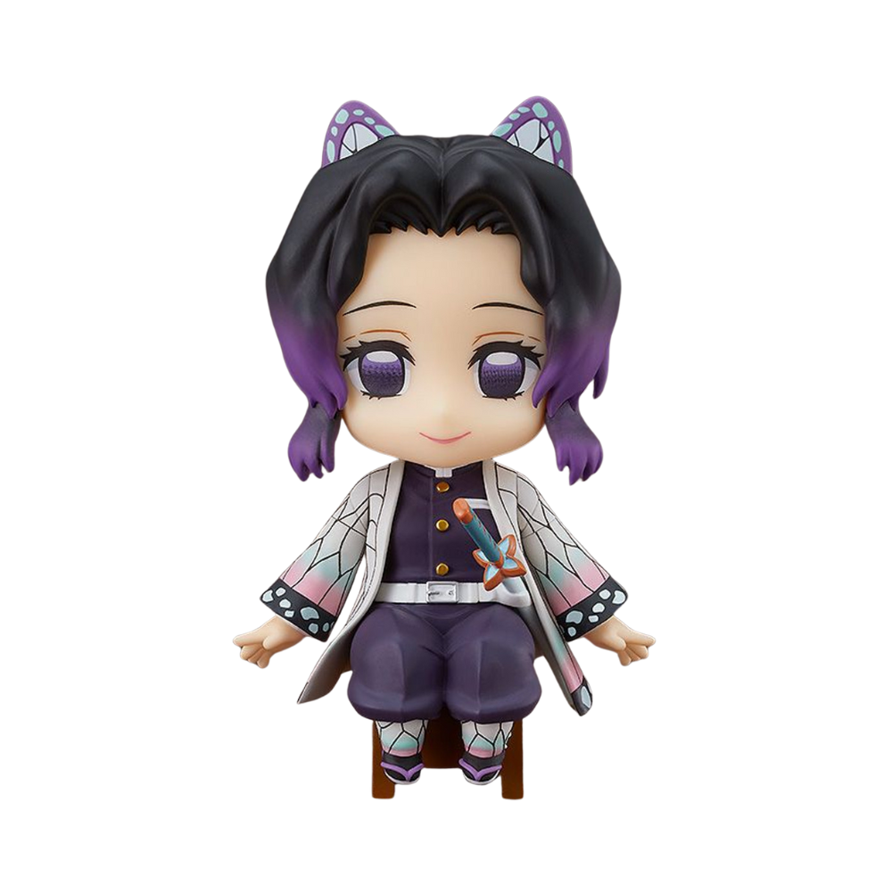 Demon Slayer: Kimetsu no Yaiba – Shinobu Kocho Nendoroid Swacchao! Figure by Good Smile Company | Seated Chibi Collectible