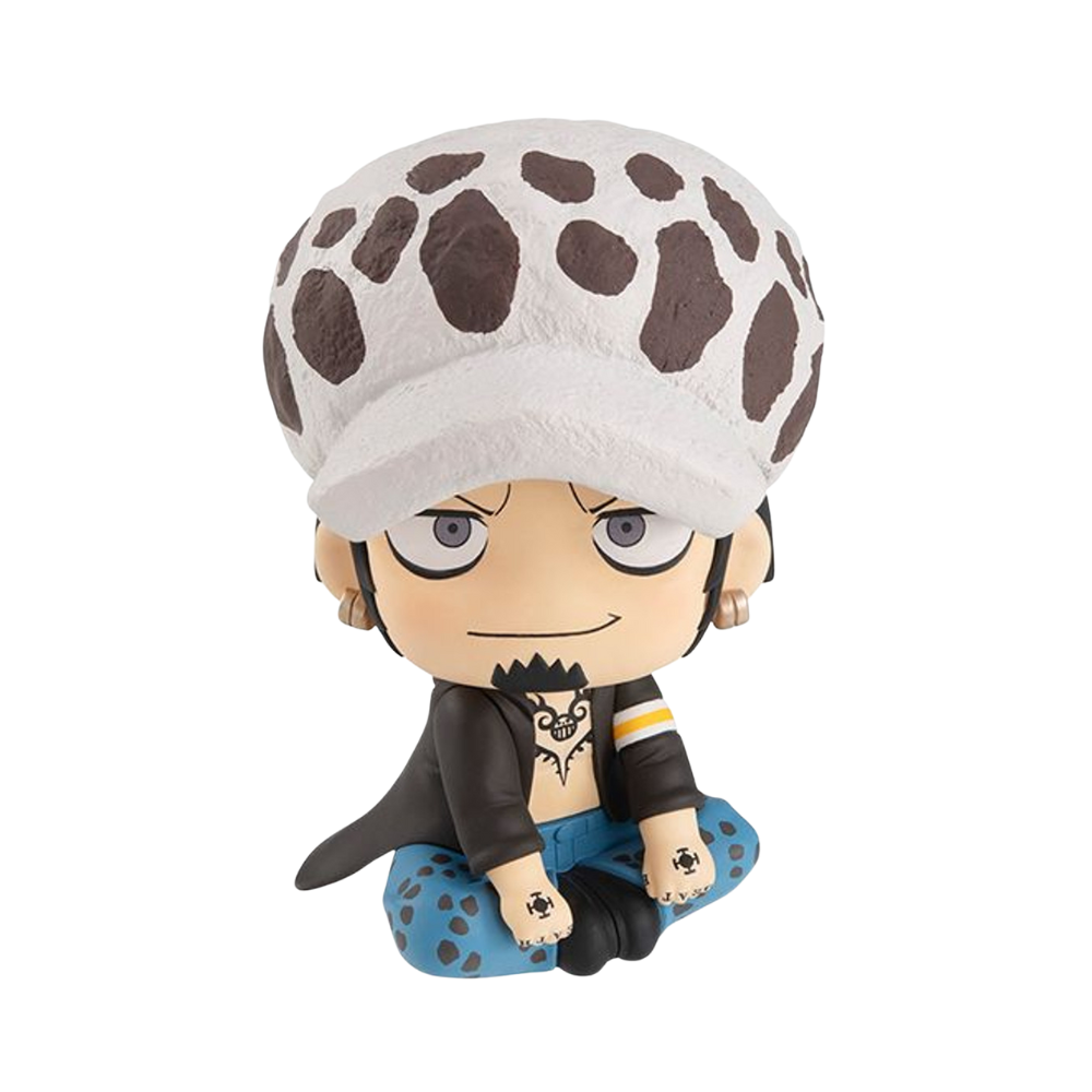 One Piece – Trafalgar Law Lookup Figure by MegaHouse | Cute Seated Chibi Anime Collectible Statue