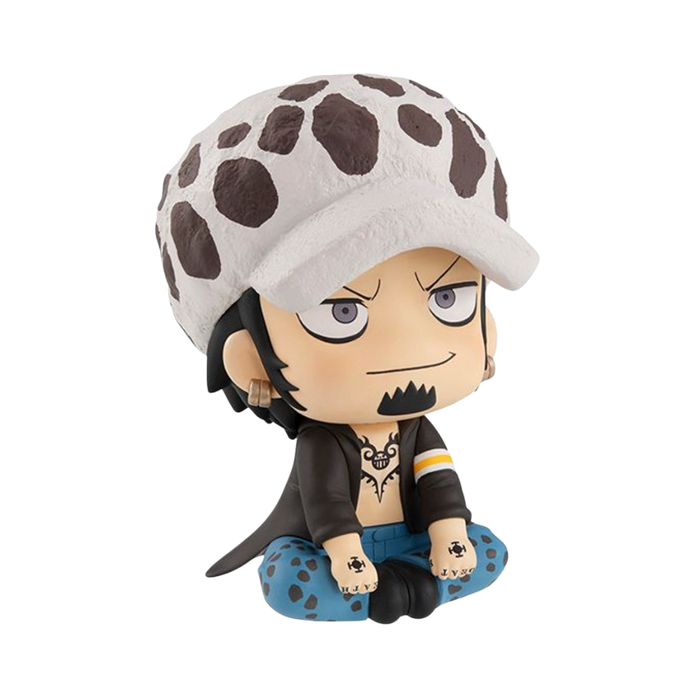 One Piece – Trafalgar Law Lookup Figure by MegaHouse | Cute Seated Chibi Anime Collectible Statue