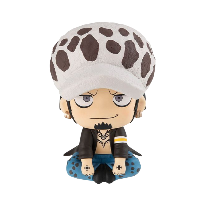 One Piece – Trafalgar Law Lookup Figure by MegaHouse | Cute Seated Chibi Anime Collectible Statue