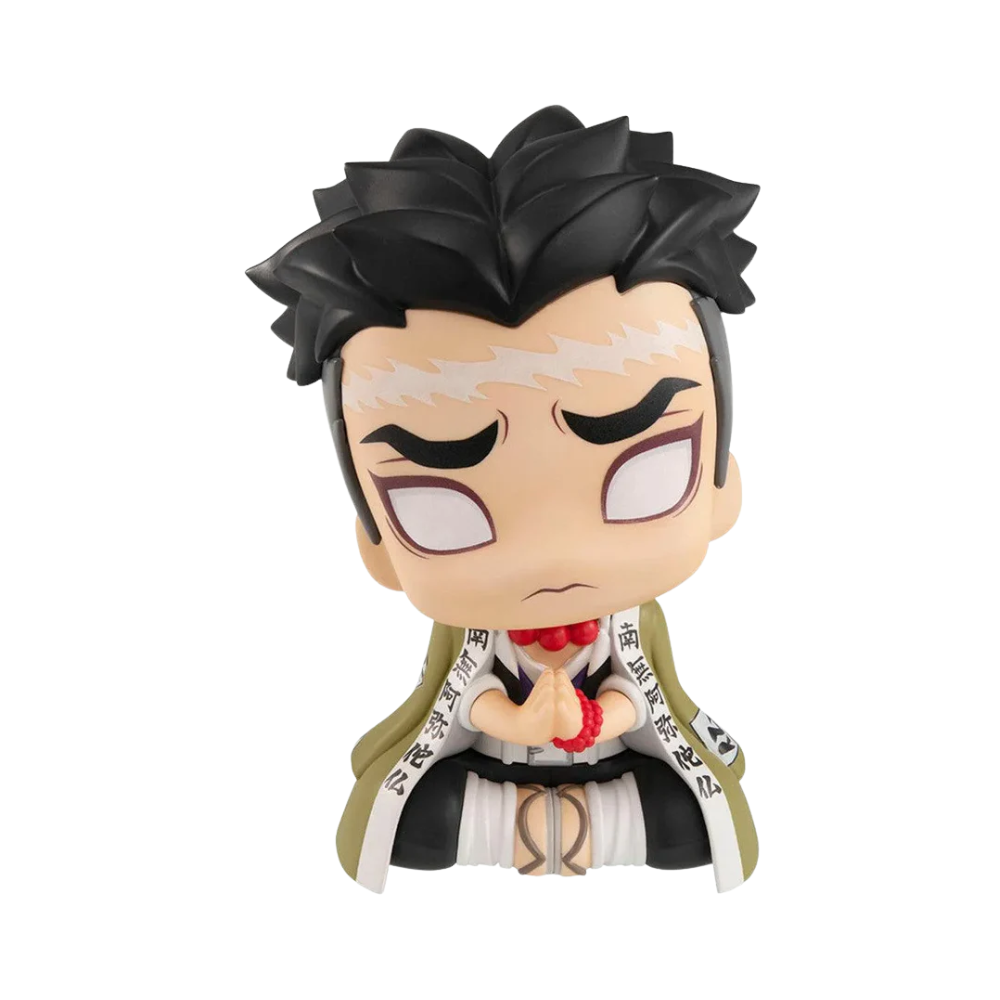 Demon Slayer: Kimetsu no Yaiba – Gyomei Himejima Lookup Figure by MegaHouse | Cute Seated Anime Collectible Statue