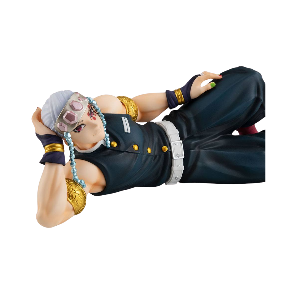 Demon Slayer: Kimetsu no Yaiba – Tengen Uzui Palm Size G.E.M. Series Figure by MegaHouse | Premium Collectible Anime Statue