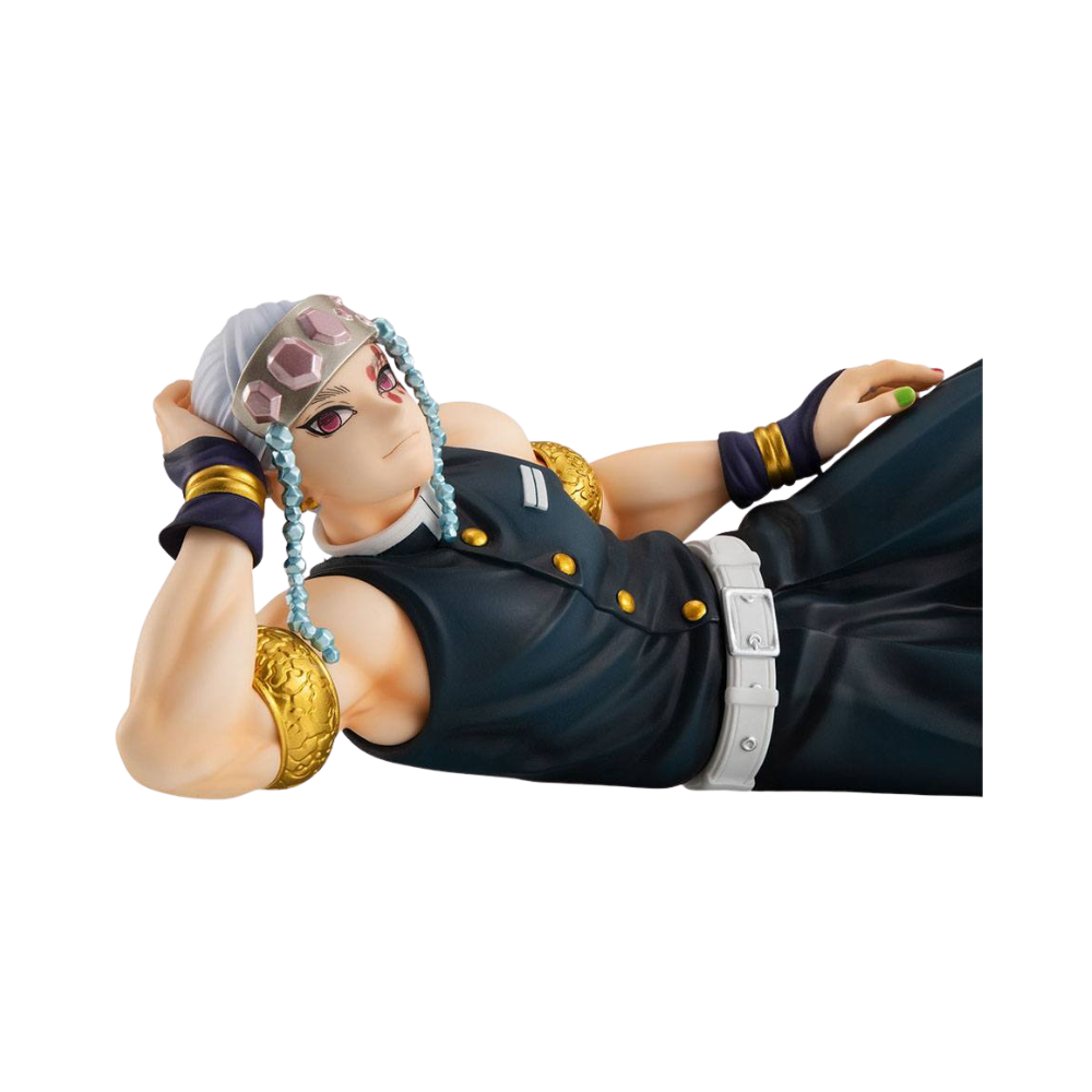 Demon Slayer: Kimetsu no Yaiba – Tengen Uzui Palm Size G.E.M. Series Figure by MegaHouse | Premium Collectible Anime Statue