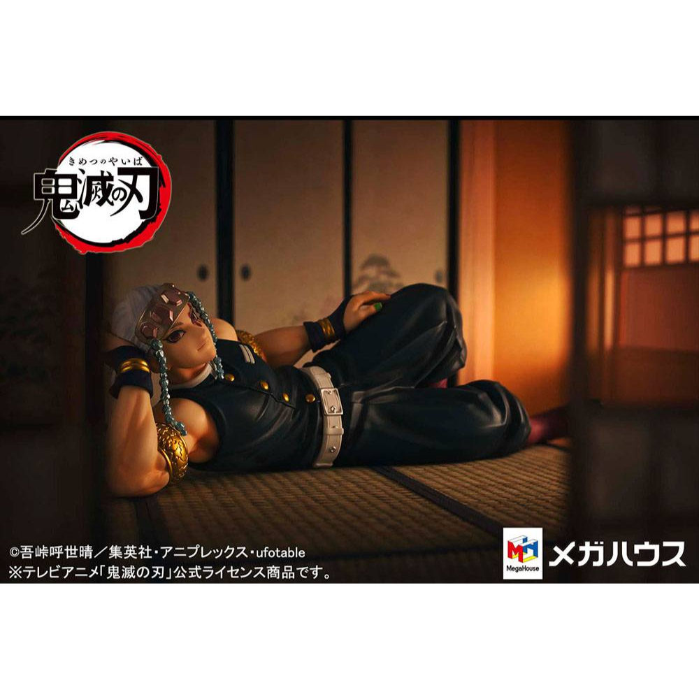 Demon Slayer: Kimetsu no Yaiba – Tengen Uzui Palm Size G.E.M. Series Figure by MegaHouse | Premium Collectible Anime Statue