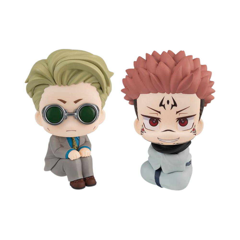 Jujutsu Kaisen – Kento Nanami & Sukuna Lookup Figure (with Gift) by MegaHouse | Seated Chibi Anime Collectible Set
