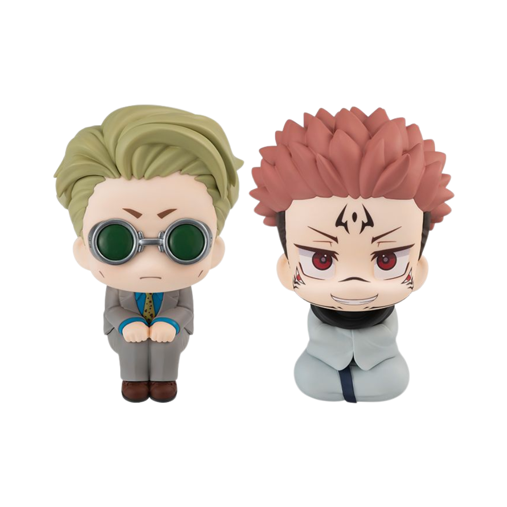 Jujutsu Kaisen – Kento Nanami & Sukuna Lookup Figure (with Gift) by MegaHouse | Seated Chibi Anime Collectible Set