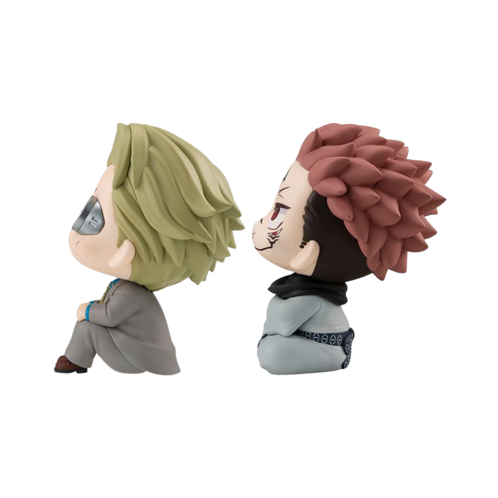 Jujutsu Kaisen – Kento Nanami & Sukuna Lookup Figure (with Gift) by MegaHouse | Seated Chibi Anime Collectible Set