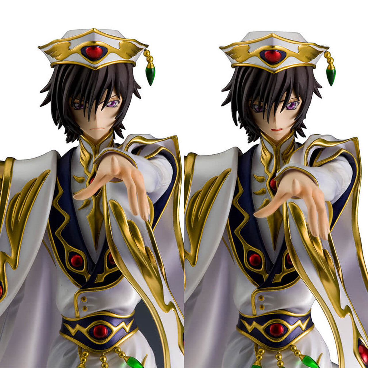 Code Geass Lelouch Of The Rebellion Lelouch Vi Britannia& C.C Precious G.E.M. Series Figure Set by Megahouse - Figures figuresforless figuresforless