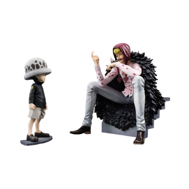 One Piece – Corazon & Trafalgar Law “Limited Edition” Portrait of Pirates (P.O.P) Figure by MegaHouse | Premium 1/8 Scale Collectible Statue