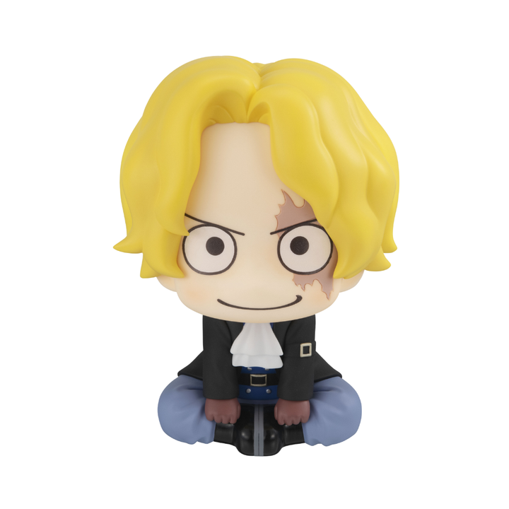 One Piece – Sabo Lookup Figure by MegaHouse | Cute Seated Chibi Anime Collectible Statue