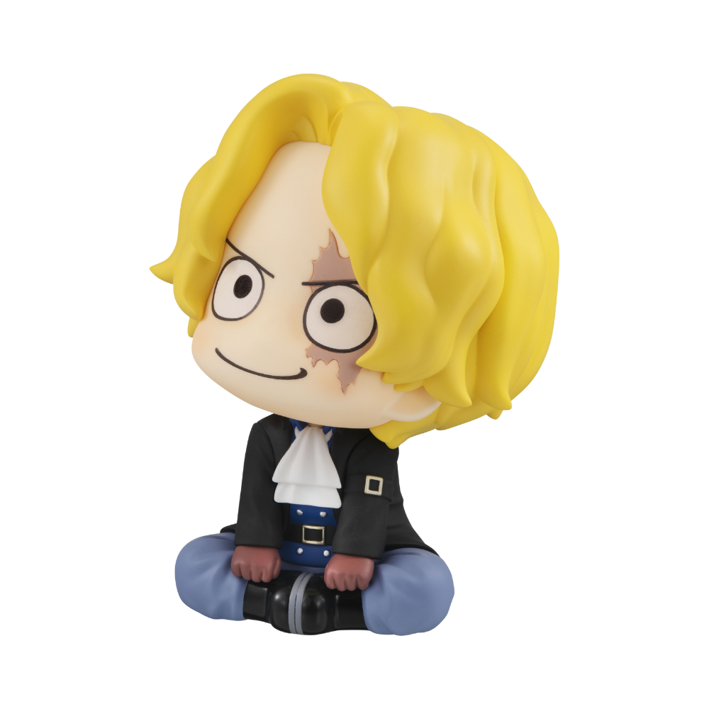 One Piece – Sabo Lookup Figure by MegaHouse | Cute Seated Chibi Anime Collectible Statue