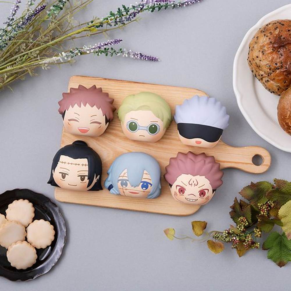 Jujutsu Kaisen – Fukafuka Squeeze Bread Mini Collectables by MegaHouse (1 Random) | Cute Anime Squishy Toy Series
