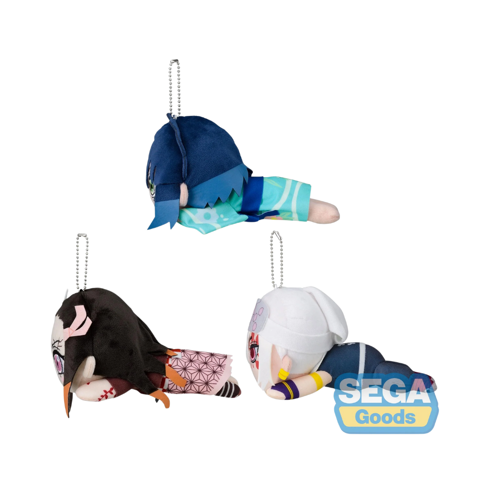 Demon Slayer: Kimetsu no Yaiba – MP Plush Entertainment District Arc Vol. 2 Nesoberi Lay-Down Plush by SEGA | Cute Anime Collectible Plush Toy
