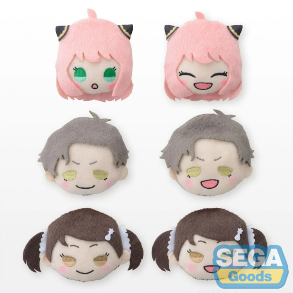 Spy X Family Mascot Badge Vol.2 ( Anya , Damian , Becky) by Sega - Plush figuresforless figuresforless