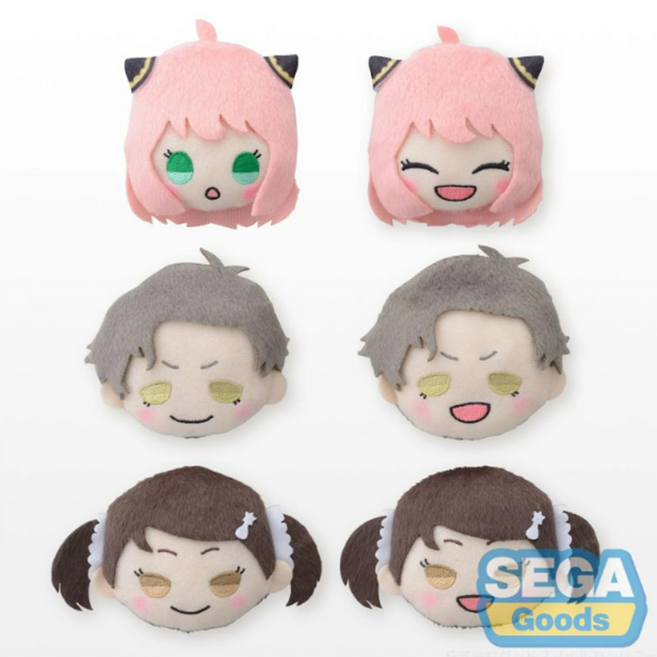 Spy X Family Mascot Badge Vol.2 ( Anya , Damian , Becky) by Sega - Plush figuresforless figuresforless