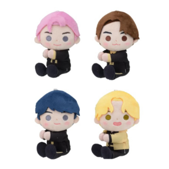 BTS Tinytan Butter Rm / Jin / Suga / J-Hope Attaching Mini Plush by Sega (1 Random) - Plush figuresforless figuresforless