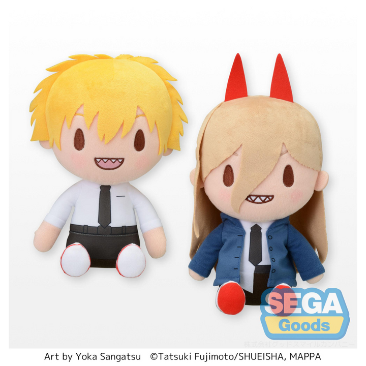 Chainsaw Man Special Sanpachi 12 " Plush Denji & Power by Sega (1 Random) - Plush figuresforless figuresforless